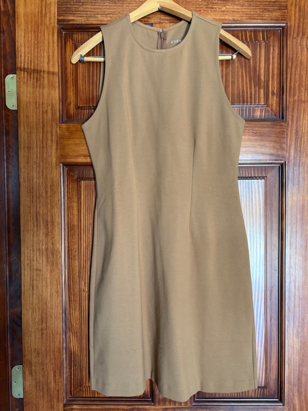 Everlane THE DREAM '90S SHIFT DRESS toasted coconut sz S